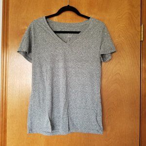 Mossimo Grey T-Shirt Size L